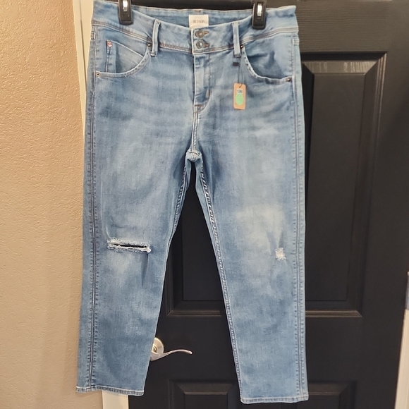 Light Blue Distressed Jeans - Picture 1 of 3